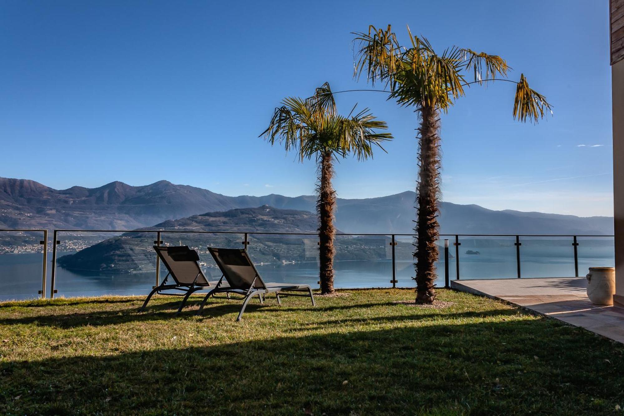 Mia Isola With Lake View, Garden And Swimming Pool Parzanica Exterior foto